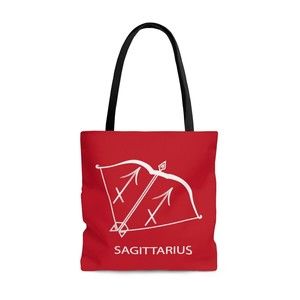Sagittarius Zodiac Tote Bag Large Polyester Astrology Gift New